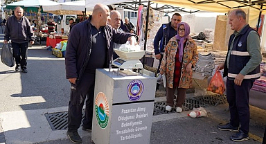 İlkadım Zabıtasından ‘Semt Pazarlarına Belediye Tartısı’!