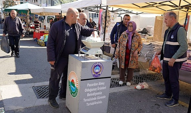İlkadım Zabıtasından ‘Semt Pazarlarına Belediye Tartısı’!