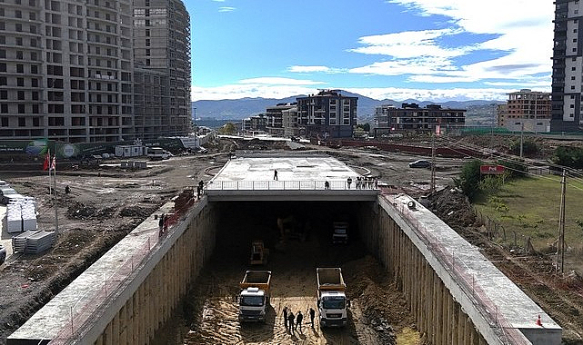 Samsun Trafiğine Nefes Aldıracak! RTE Bulvarı’nda Çalışmalar Hız Kesmeden Sürüyor!