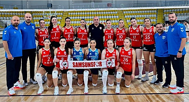 Samsunspor Voleybol Sezona Deplasman Galibiyetiyle Başladı!