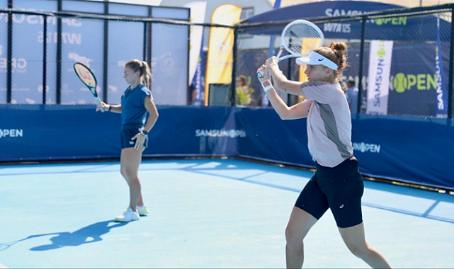 Uluslararası Samsun Open WTA Tenis Turnuvası Büyük Bir Heyecan ve Coşkuyla Devam Ediyor!