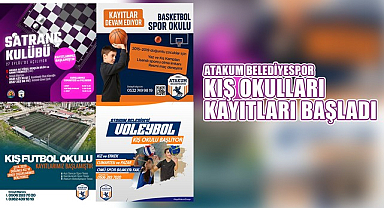 ‘Atakum Belediyespor Kış Okulları’ Kayıtları Başladı!