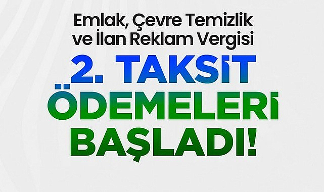 Canik'te Vergi Ödemeleri Başladı!