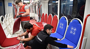 Tramvaylarda Koltuklar Yenilendi!