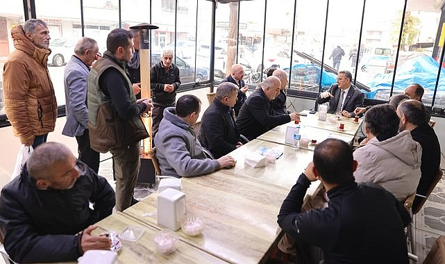 Başkan İhsan Kurnaz’dan İlyasköy Esnafına Ziyaret!