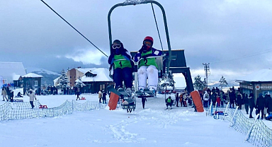 Akdağ Kayak Merkezi'ne Yoğun İlgi!