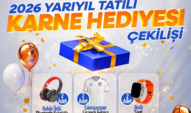 Bu Yıl Da Karne Hediyeleri Canik Belediyesi'nden!