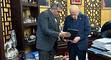 MHP Samsun İl Başkanı Burhan Mucur’dan Genel Başkan Devlet Bahçeli’ye Ziyaret!