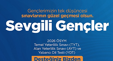 Büyükşehir’den Üniversite Sınavına Girecek Öğrencilere Destek!