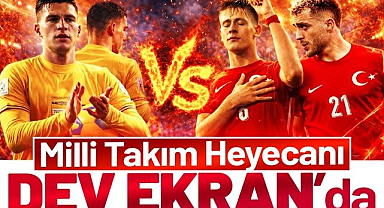 Canik'te Milli Maç Coşkusu Dev Ekranda Yaşanacak!