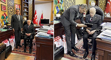 MHP Samsun İl Başkanı Burhan Mucur’dan Lider Bahçeli’ye Ziyaret! ‘Samsun Çalışmalarını Arz Ettik’!
