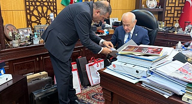 MHP Samsun’dan Genel Başkan Devlet Bahçeli’ye Ziyaret!