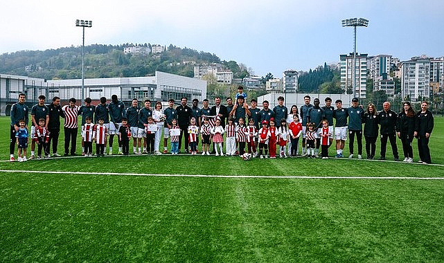 Parlayan Yıldızlar’dan Samsunspor Futbol Akademisine Ziyaret!