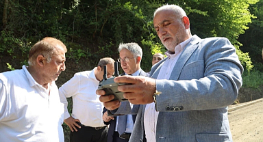 Başkan Sandıkçı'dan Sahada Dronla Yerinde İnceleme!