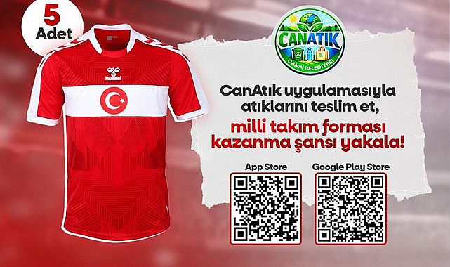 Canik Belediyesi Yine Alkışları Topladı! Atık Getirene Milli Takım Forması Hediye!