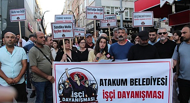 Atakum Belediyesinde 4 Aydır Ödenmeyen Maaşlar İçin İşçilerden Tepki Geldi! - VİDEOLU