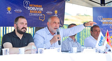 Başkan Sandıkçı Toptepe'de Vatandaşların Taleplerini Dinledi!