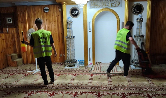 İlkadım’ın İbadethanelerinde Hijyen İçin Yoğun Mesai!
