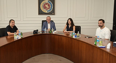 Murzioğlu, Çevre Teknolojisinde Zirveye Çıkan Eldemir’i Makamında Kabul Etti!