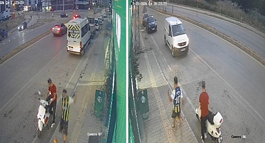 Samsun'da Sokak Ortasında Kediye Tekme Atan Vicdansız Kameralara Yakalandı!